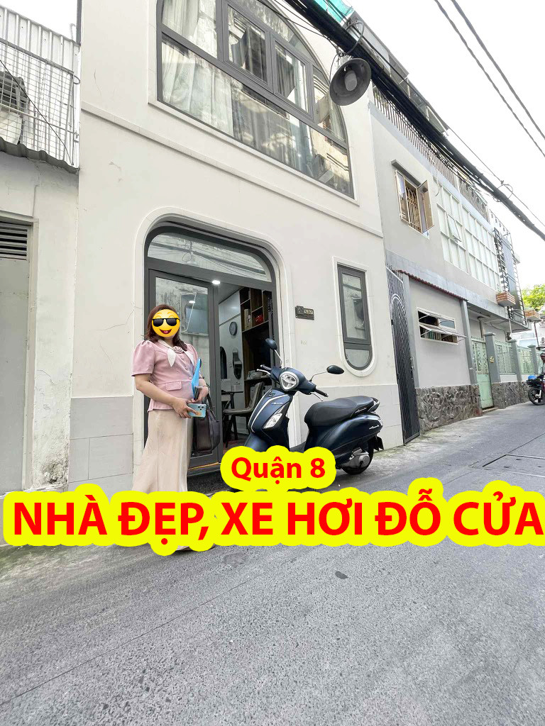 Nhà đẹp full nội thất vào ở ngay Tùng Thiện Vương Quận 8– Hẻm ô tô, pháp lý chuẩn, giá tốt