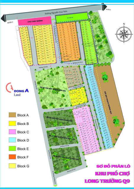 Bán đất khu dân cư sau chợ Long Trường quận 9