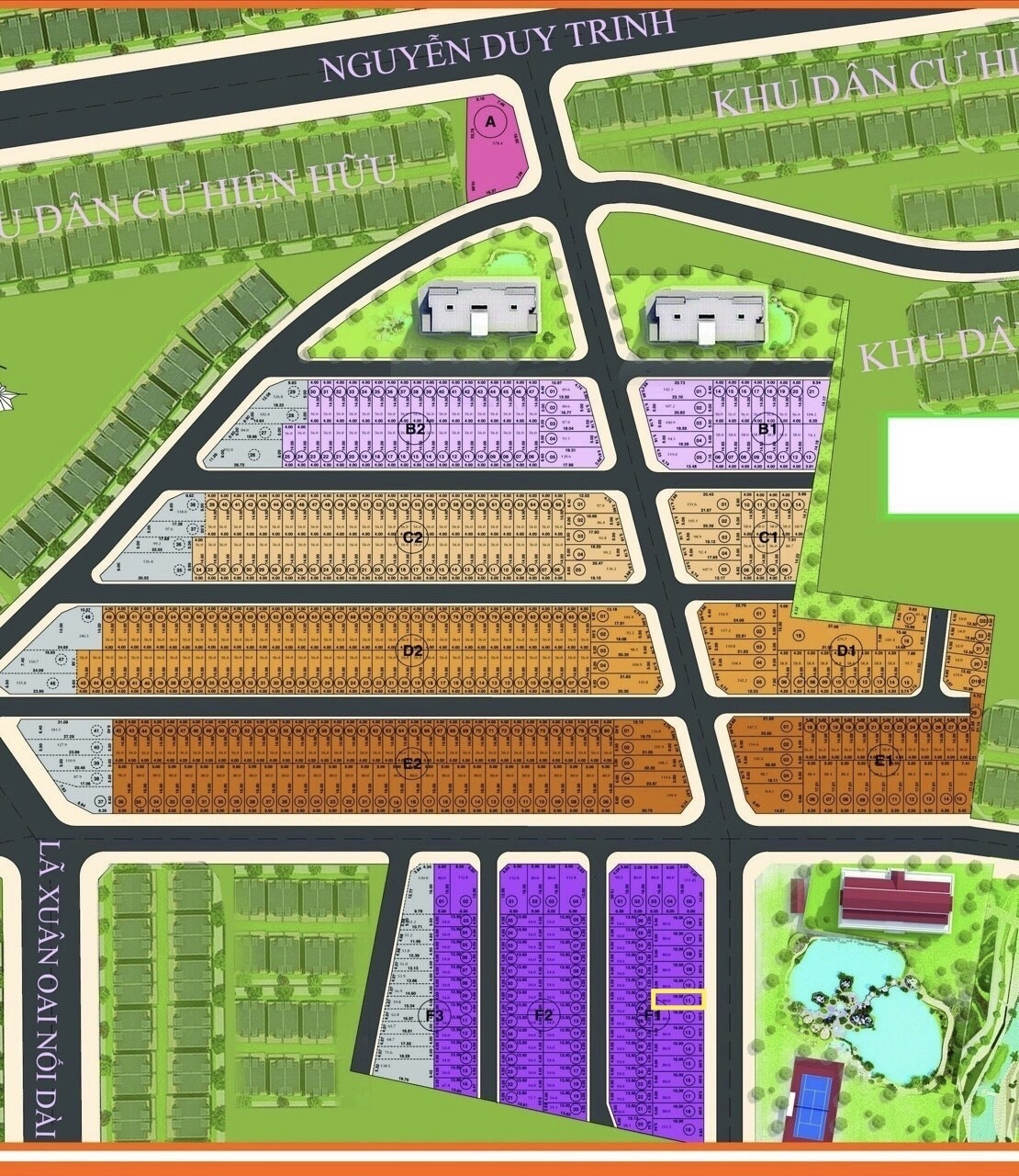 💥 ĐẤT NỀN 80M2, NGANG 5M, VUÔNG VỨC, MẶT TIỀN ĐƯỜNG TRỤC CHÍNH KHU NAM KHANG, GẦN CHỢ LONG TRƯỜNG.(A)