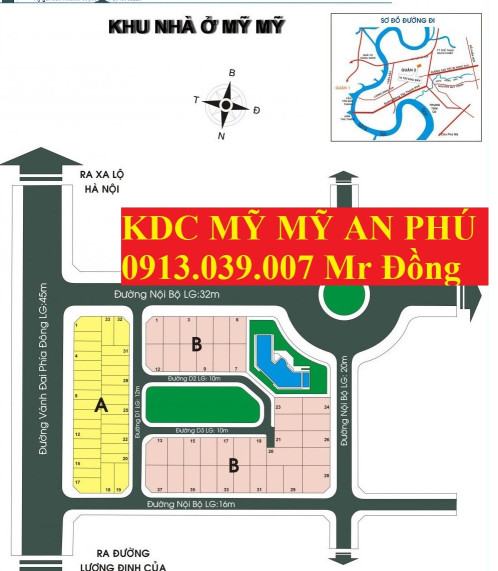 12x20 Nguyễn Hoàng 140tr/m2 Rẻ nhất An Phú, đất biệt thự KDC Mỹ Mỹ VIP Quận 2
