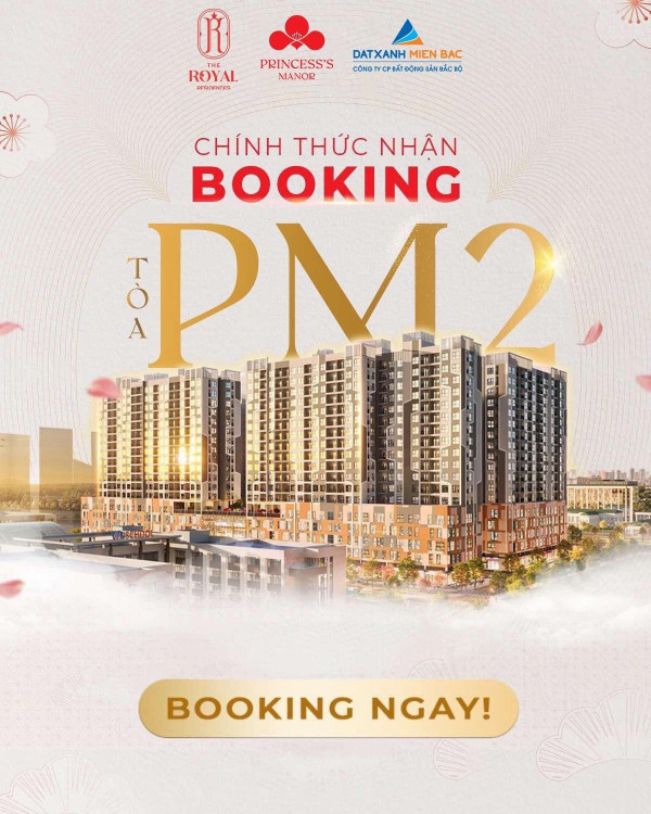 BOOKING PM2 - THE ROYAL RESIDENCES - VINHOMES STAR CITY. CHÍNH SÁCH TỐT NHẤT. HOTLINE: 0966 343 969