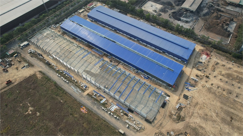 XT222 nhà xưởng thu hút đầu tư nhiều DN FDI, khung thép kiên cố bàn giao liền