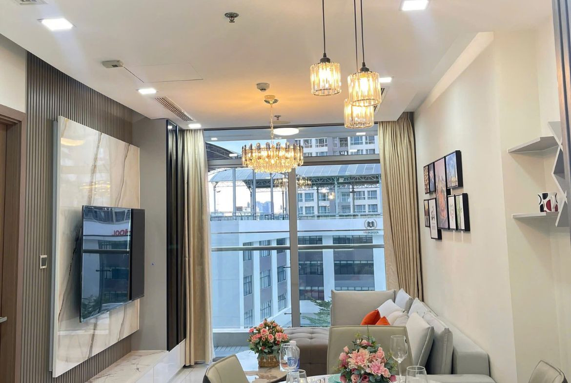 Vinhomes Central Park  Căn hộ 2PN đầy đủ nội thất với tiện nghi hiện đại và vị trí đắc địa với ID VCP-331
