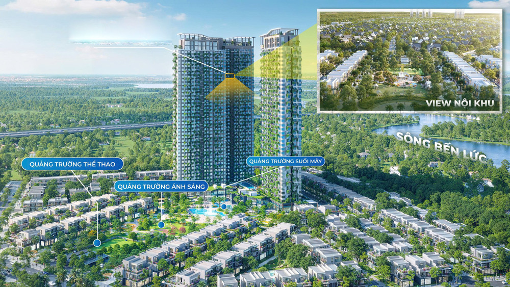 Căn hộ 2PN giá gốc Sky Retreat Eco Retreat giá tốt 3,9 tỷ (gồm VAT+KPBT), view biệt thự đảo