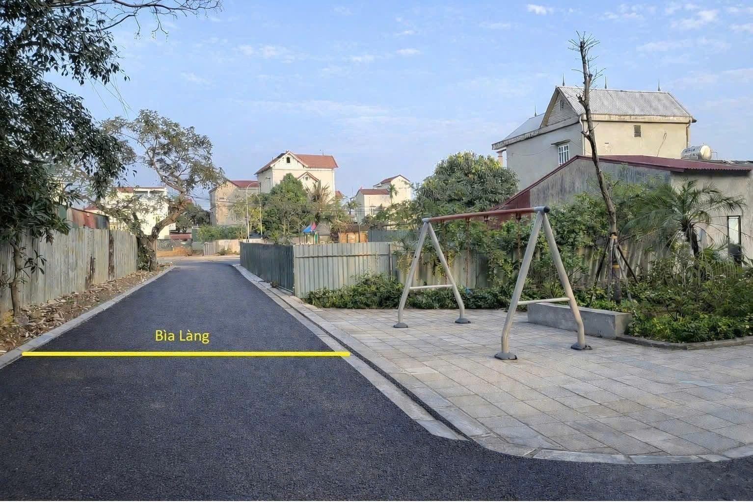 50m2 mặt tiền 8,9m nở hậu 9m. view công viên 300m2 thoáng vĩnh viễn, ngõ nông ngõ oto thông đường trước đất rộng 4,3m
