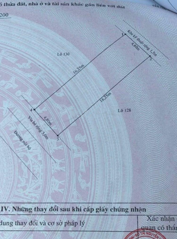 Bán đất phân lô tuyến 2 Nguyễn Tất Tố - Quán Nam, 78m GIÁ 2.7 tỉ