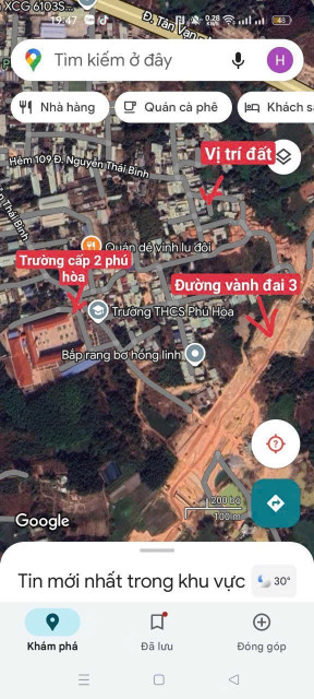 Đất khu 9 Phú Hoà-phường Phú Lợi-TP.HCM-gần trường cấp 2,vành đai 3 đường oto,dân đông,xây biệt thự nhà vườn làm trọ đều đẹp ngang 10m