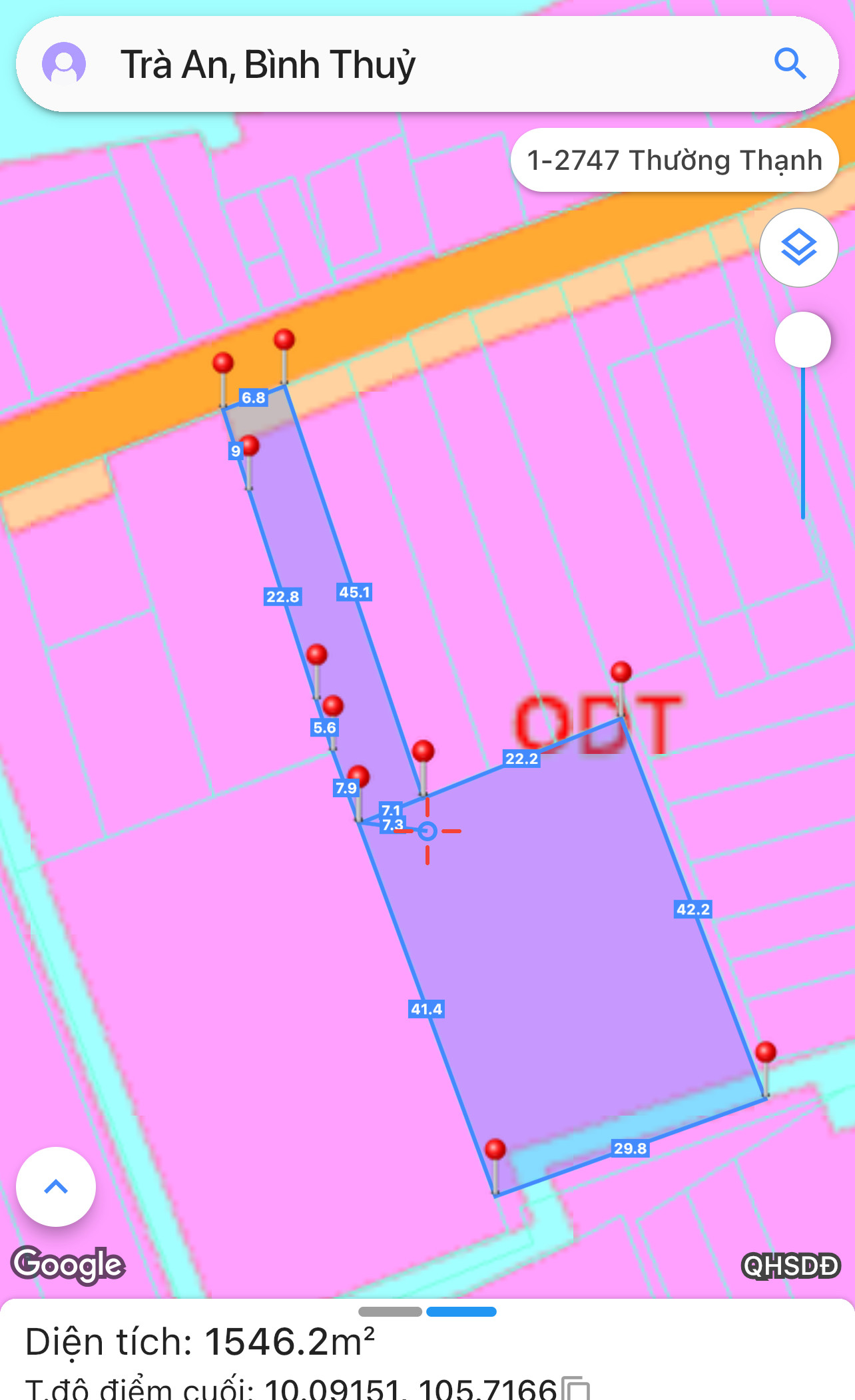 🏠BÁN 1600M² ĐẤT CÓ NHÀ - ĐƯỜNG LÊ THI HỒNG GẤM, PHƯỜNG THỚI AN ĐÔNG, TP CẦN THƠ.