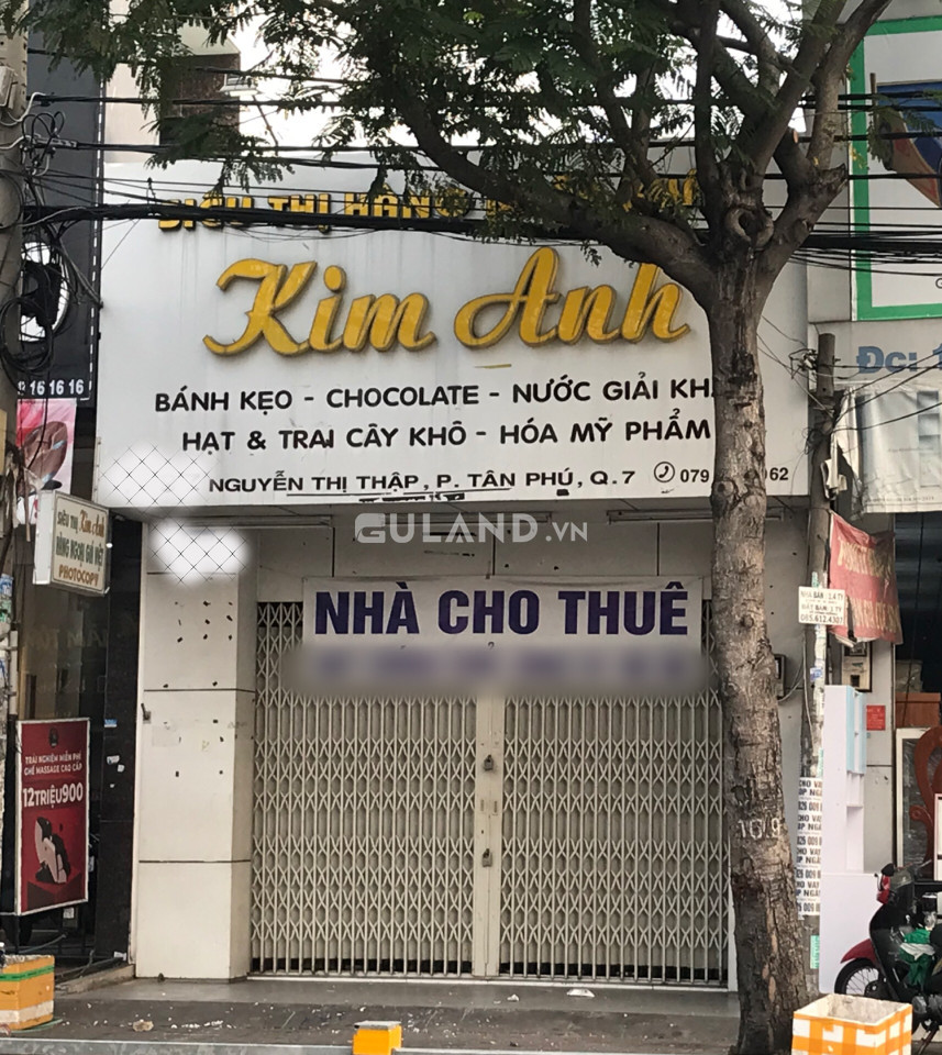 Cho thuê nhà MT đường Nguyễn Thị Thập giá chưa đến 50 triệu khu vực kinh doanh sầm uất bậc nhất Quận 7