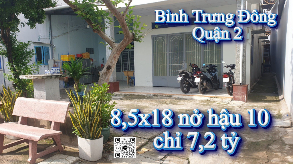 🏠 BÌNH TRƯNG ĐÔNG 180M² - NGANG 8,5 M chỉ 7,2 tỷ