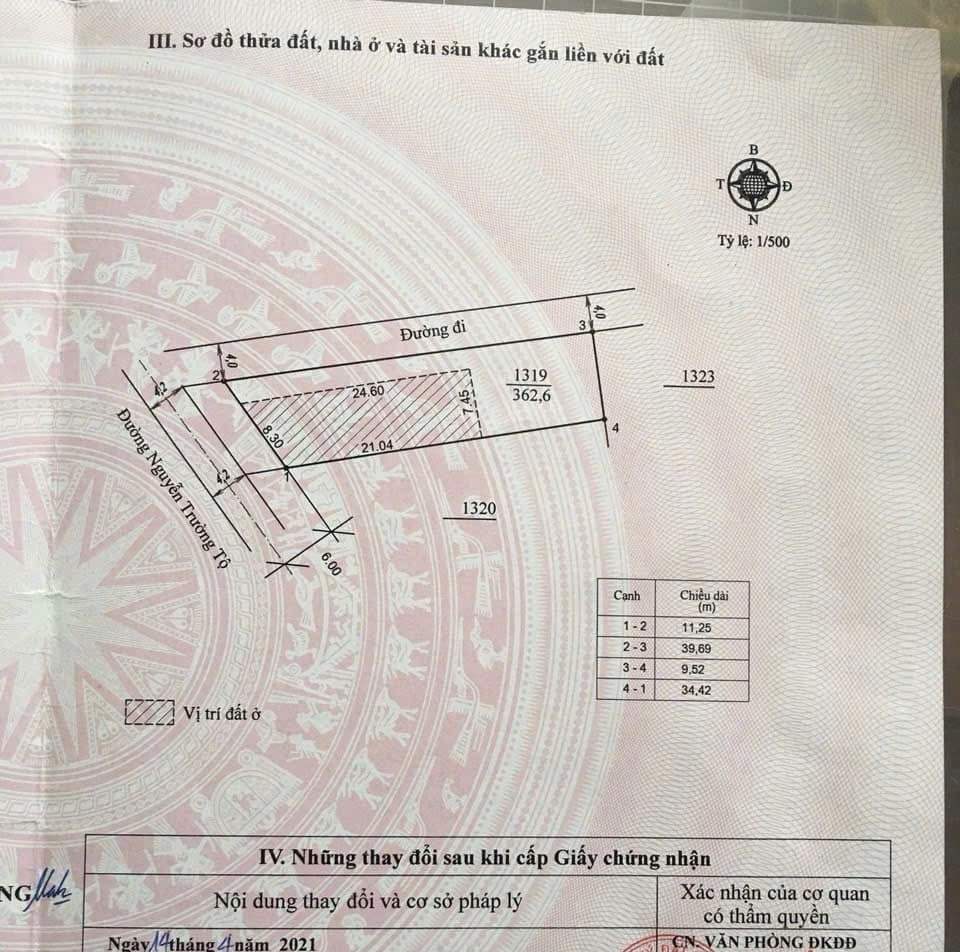 Góc 2 mặt đường Nguyễn Trường Tộ Xã Đức Trọng, Đất thổ cư