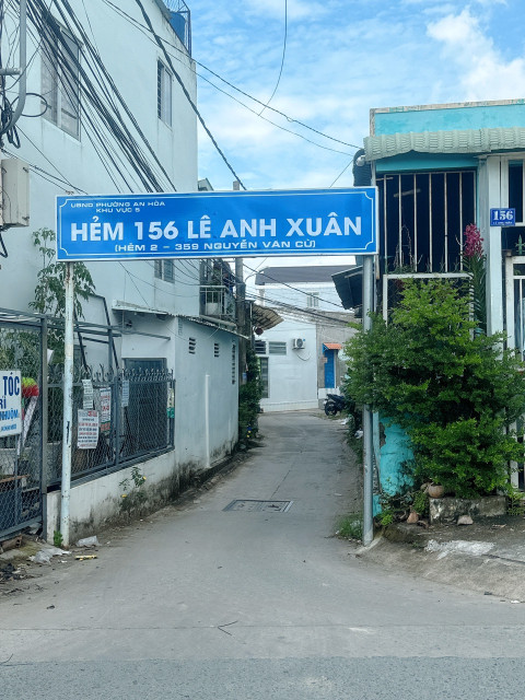 NỀN THỔ CƯ - HẺM 359 NGUYỄN VĂN CỪ - THÔNG RA HẺM 2 LÊ ANH XUÂN, AN HÒA, NINH KIỀU, CẦN THƠ