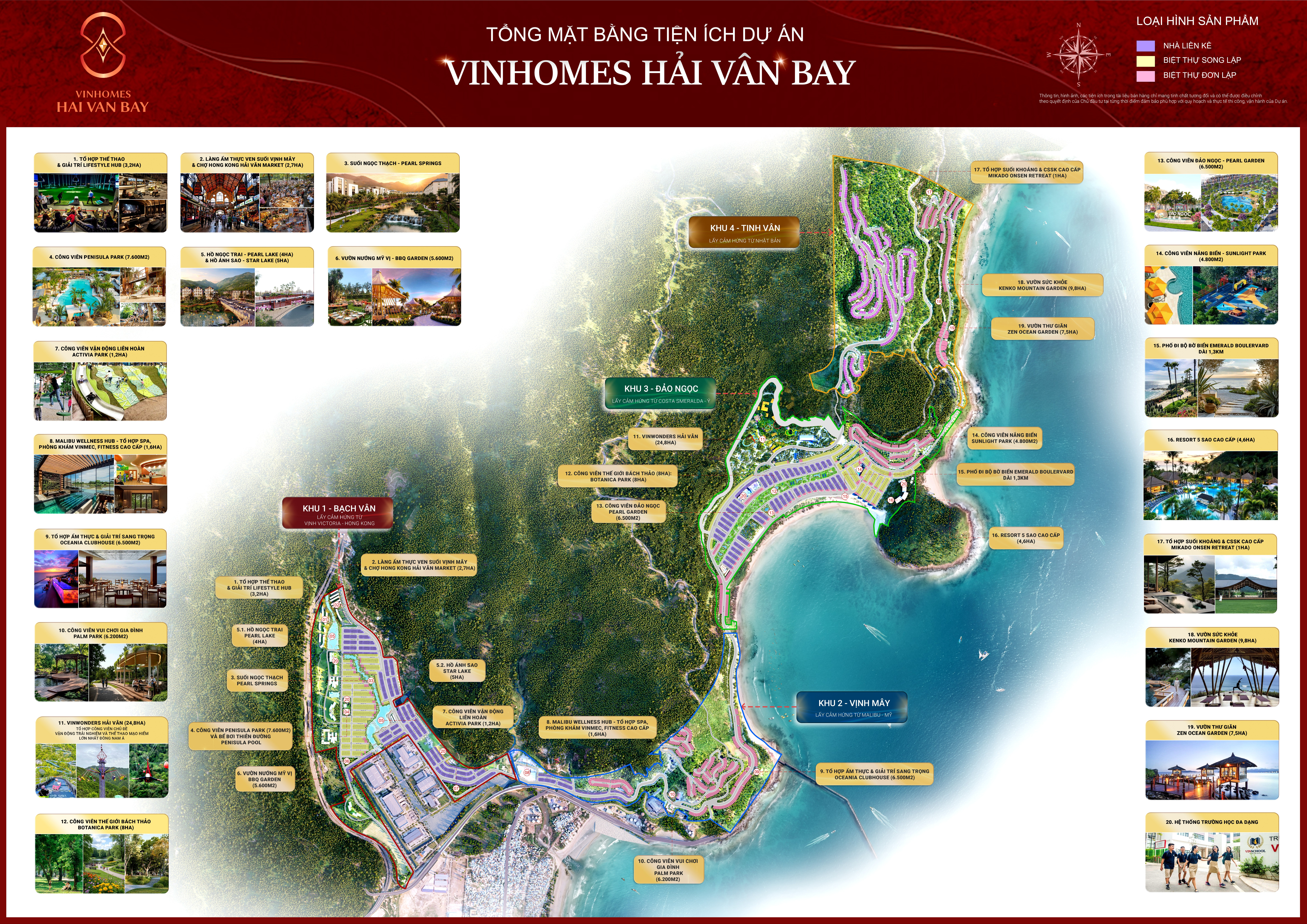 Vinhomes Hải Vân Bay mở bán: Liền kề từ 5,2 tỷ - Biệt thự từ 9,9 tỷ. Chiết khấu 7,5%, Voucher 100tr. QUỸ HÀNG MUA TRỰC TIẾP CĐT ƯU TIÊN CHỌN CĂN ĐẸP