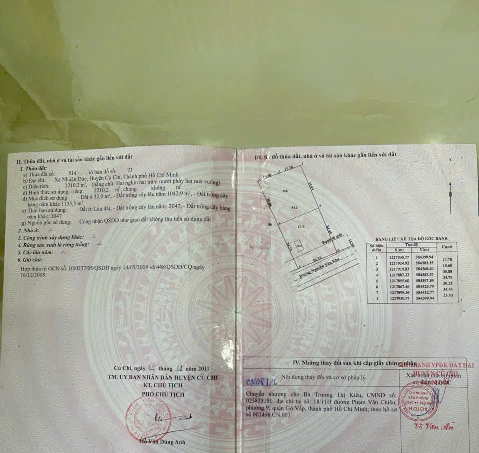 Đất thổ Mt Nguyễn Văn Khạ