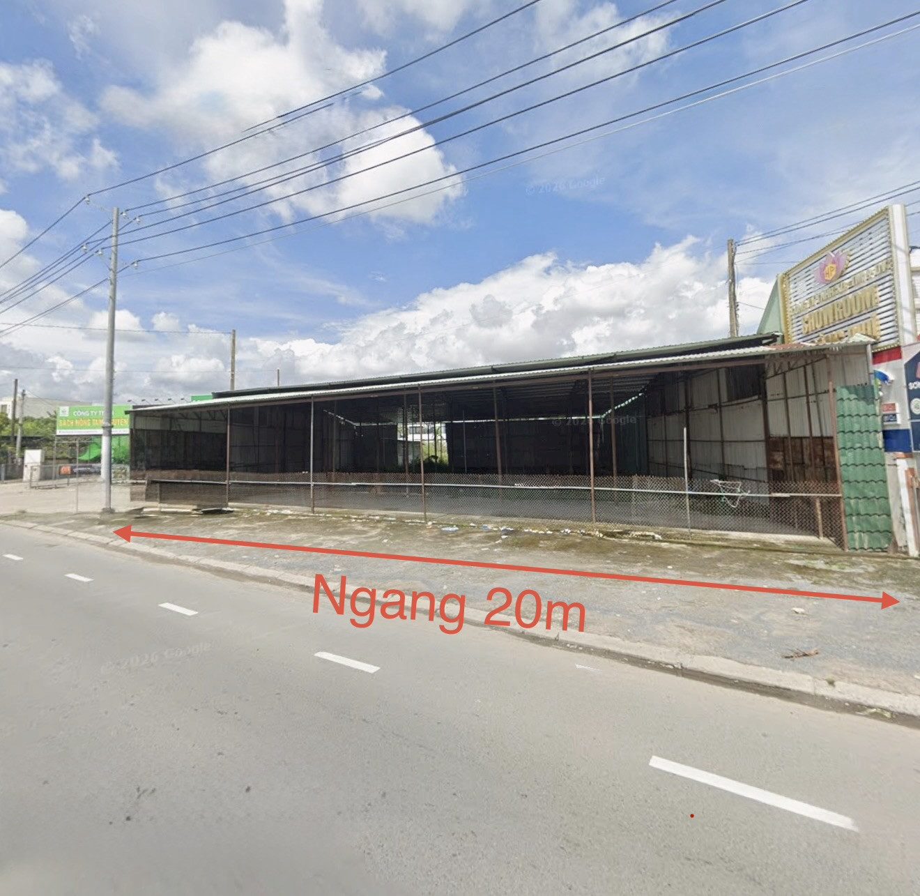 🔥35 triệu - CHO THUÊ MẶT BẰNG 700m2 NGANG 20m MẶT TIỀN ĐƯỜNG NGUYỄN VĂN LINH (Quốc Lộ 91B)