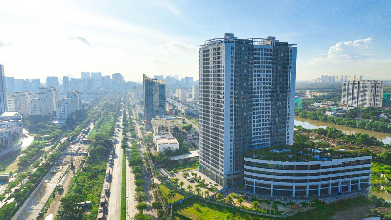 Bán căn hộ chung cư Lavida Plus Quận 7, 2 PN 75m2 view cao không bị chắn, thoáng mát