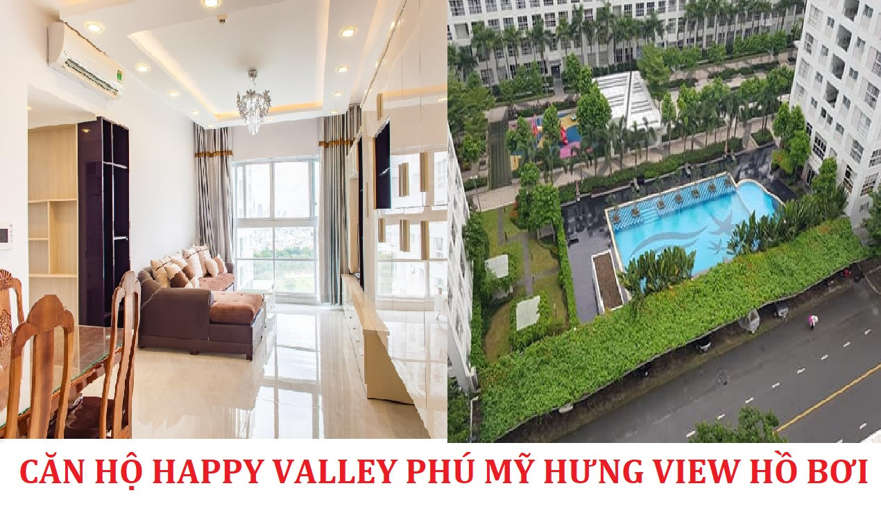 Bán căn hộ chung cư Happy Valley Phú Mỹ Hưng q7 block D ngay hồ bơi giá 6.5 tỷ