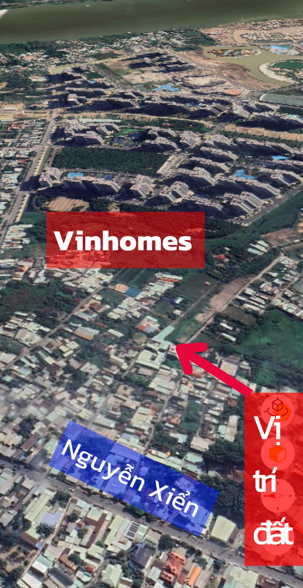 Cần Bán đất 96.9m² ODT full Thổ ngang 6m Mặt tiền đường nhánh Nguyễn Xiển view Vinhomes Grand Park Q.9