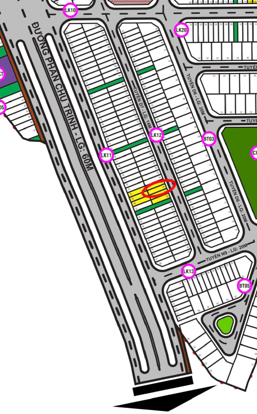 Lk11-62 Diamond city Lộc Ninh/Đường D7/Sát Phan Chu Trinh/Siêu thị/8xxtr/0868237393