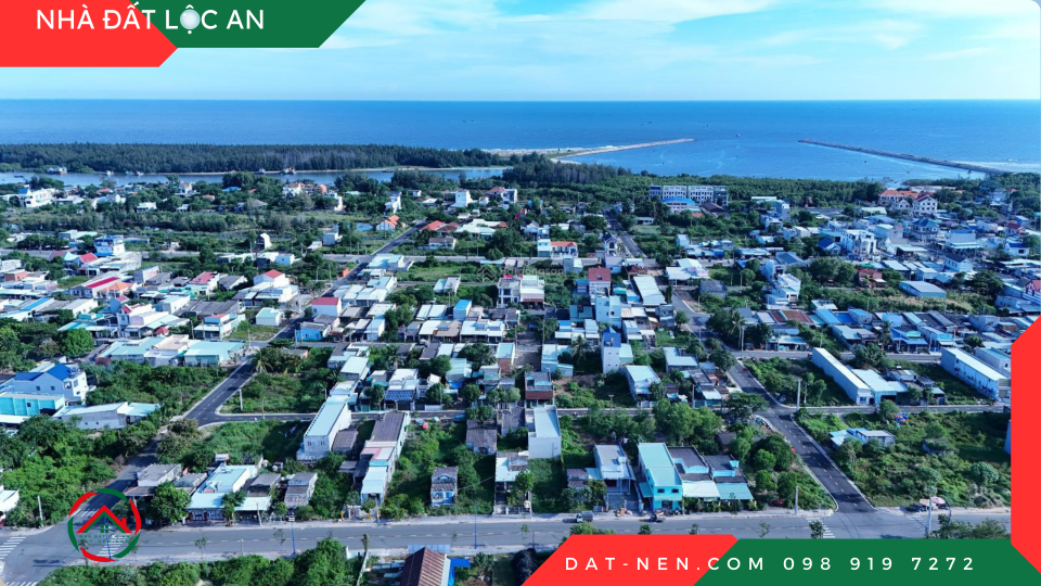 Lô đất biển Lộc An đẹp - ngay chợ Lộc An, đi biển 1km - 6.39x29m