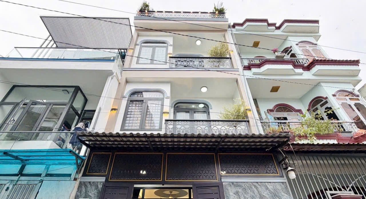 Chính chủ bán gấp 2 tỷ 950 nhà 67m² đường Nơ Trang Long, P13, Bình Dương. Xây 3 tầng, hẻm 6m