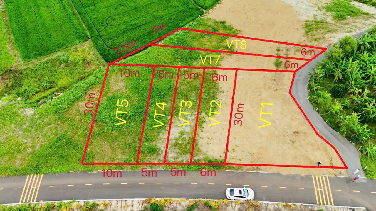 10x30m thổ cư 80m mặt tiền đường nhựa ngay KCN