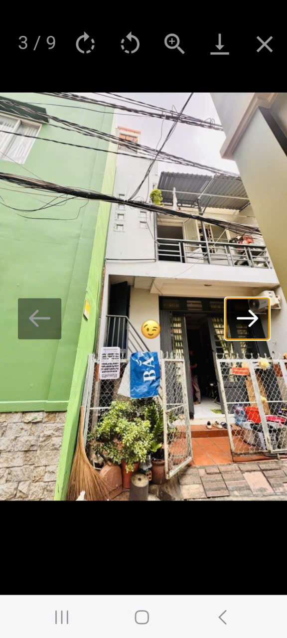 Nhà hẻm xe hơi , 43m2 , 2 lầu , Bình Thạnh , giá 7.4 tỷ .