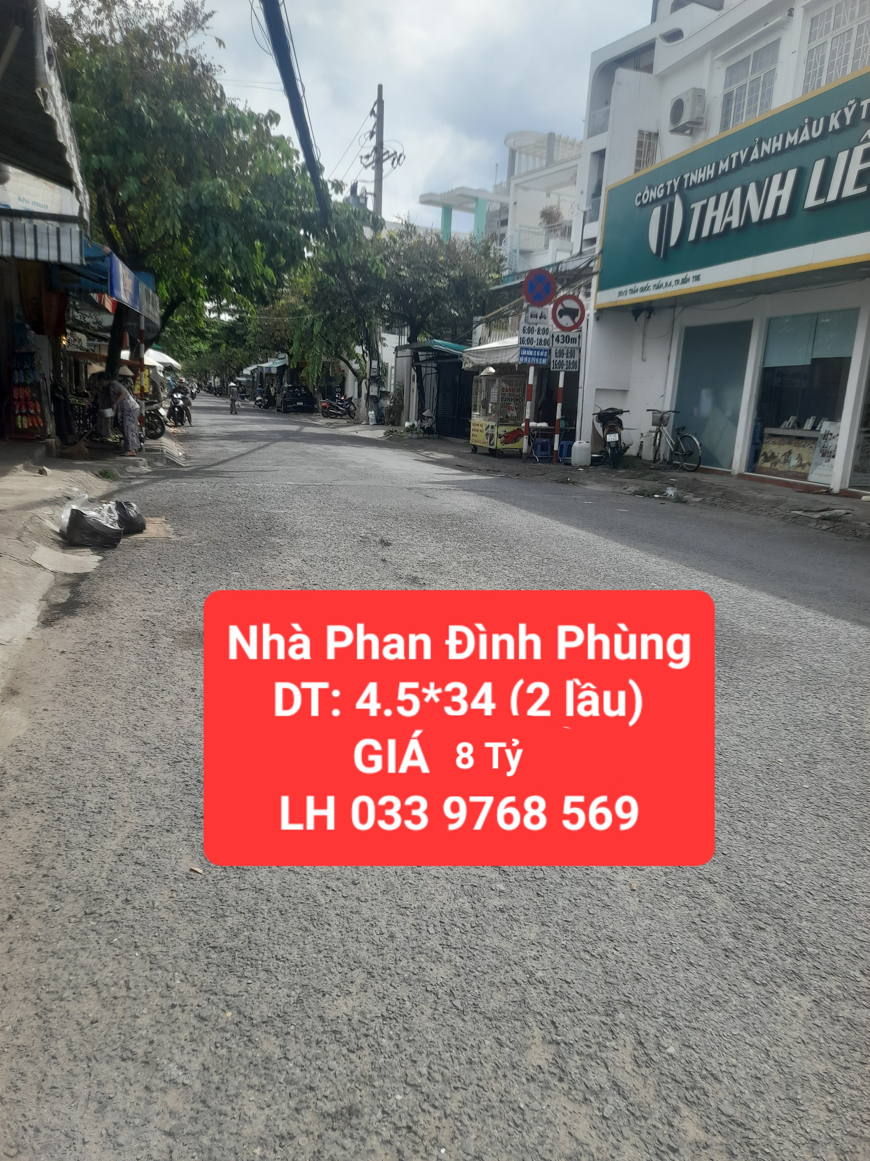 BÁN NHÀ MT PHAN ĐÌNH PHÙNG GẦN COOP MART BẾN TRE
