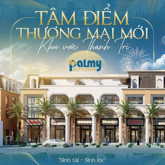 Bán liền kề Palmy Biztown Thanh Trì – 75m² – 147tr/m²