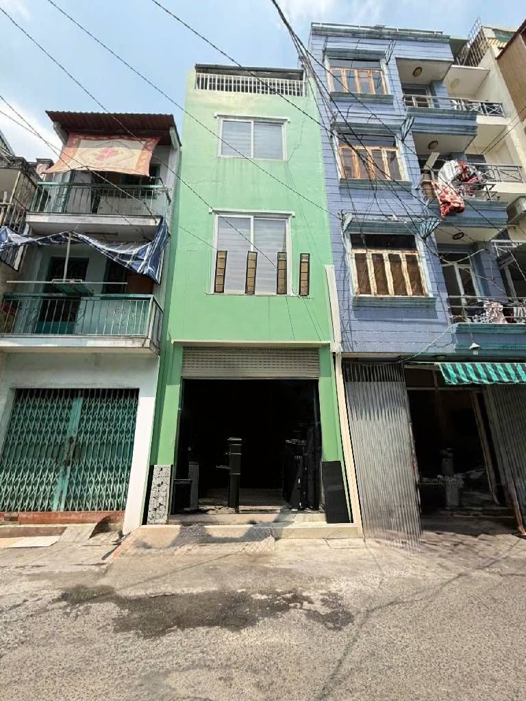 Bán nhà 4 tầng phan văn trị sổ hồng riêng, hẽm xe tăng