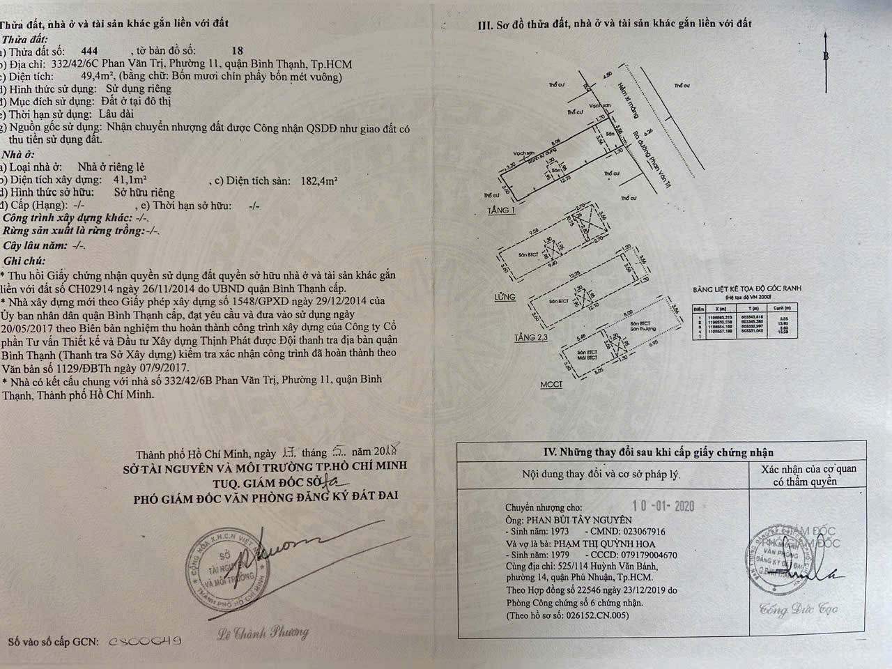 Bán nhà Hẻm Phan Văn Trị, P11, Q Bình Thạnh – Giá 18,5 tỷ