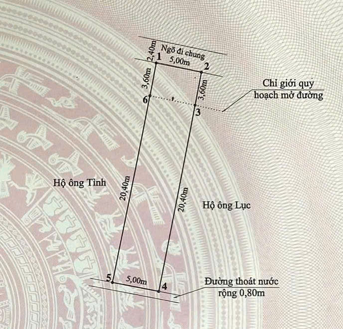 Bán đất Hào Khê - Lạch Tray, 120m, ngang 5, ngõ thông, Giá 32.5 tr/m