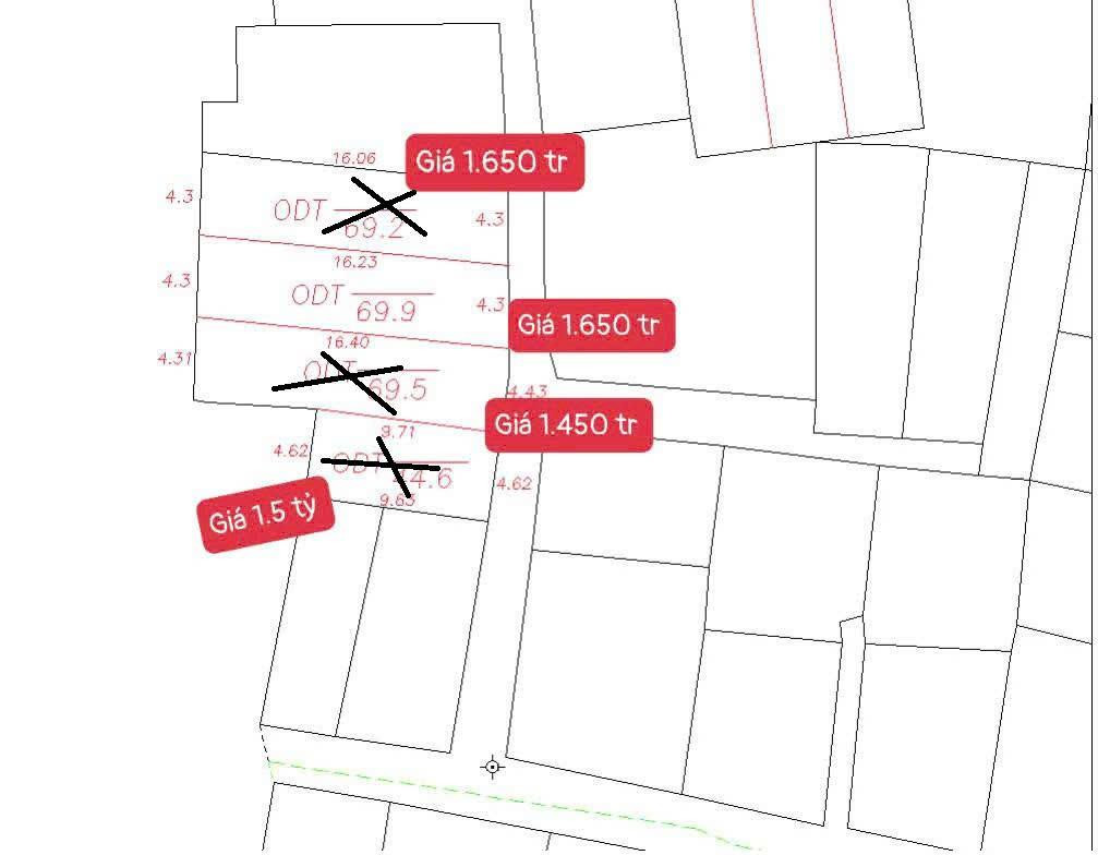 📣 em thừa 1 lô số 2 – giá cực mềm chỉ 1,65 tỷ 📣