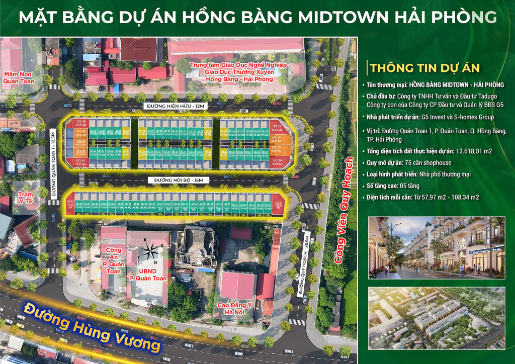 🚀 Hồng Bàng Midtown – Tâm điểm đầu tư & kinh doanh sầm uất tại Hải Phòng! 🏙️