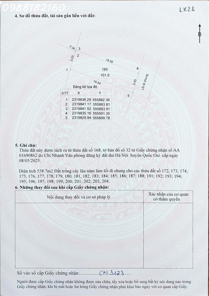 HƠN 101M2, ĐƯỜNG DỘNG OTO TRÁNH TẠI KHU VAI RÉO- PHÚ CÁT CHỈ NHỈNH 4 TỶ XÍU, LH 0988182160