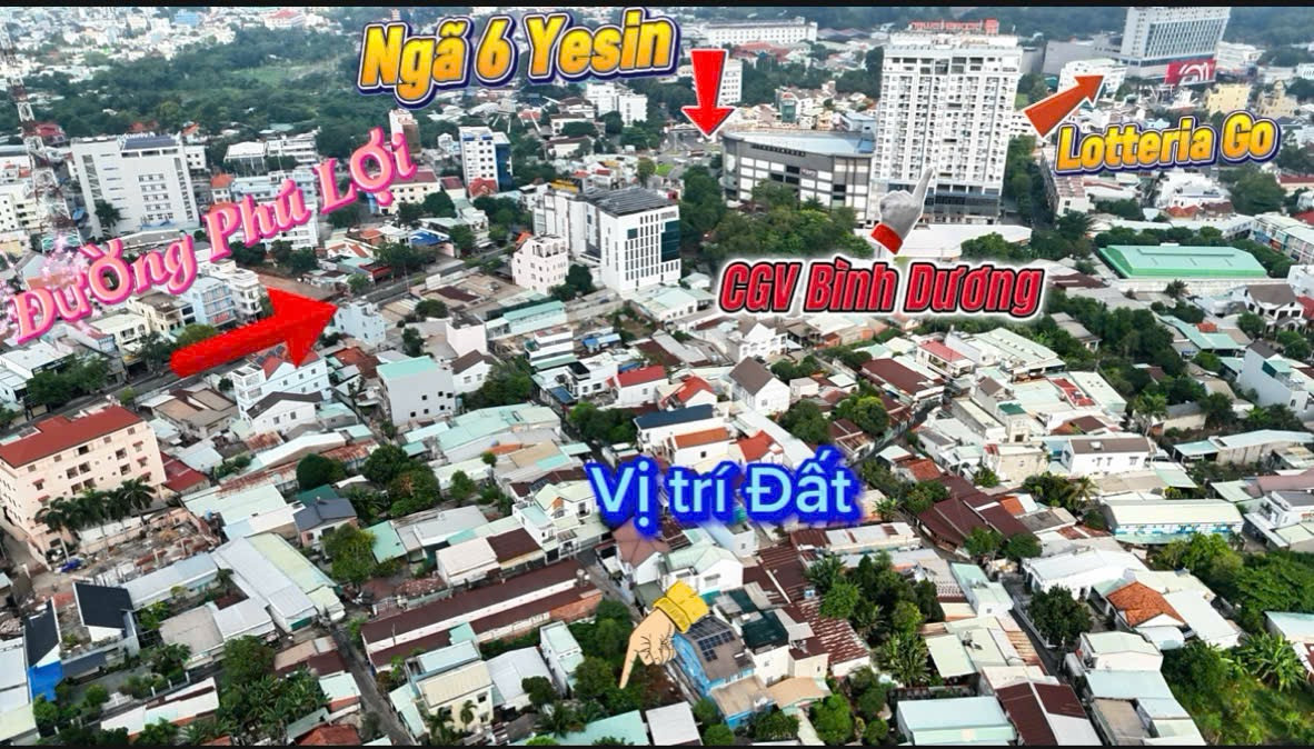 BÁN ĐẤT TRUNG TÂM TP THỦ DẦU MỘT BÌNH DƯƠNG