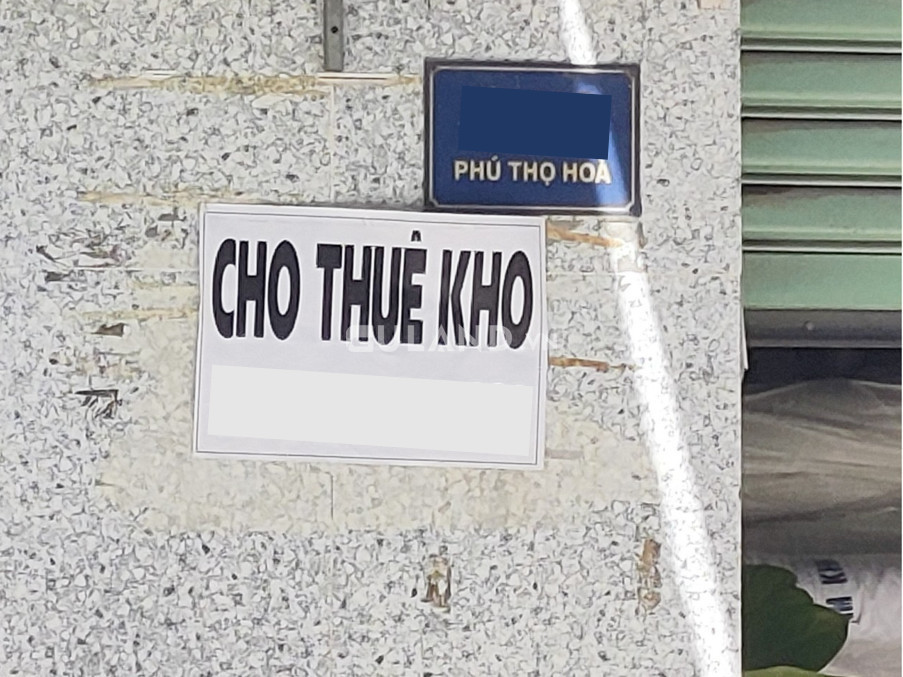 Cho thuê kho chứa hàng tại Phú Hoà Hoà, Tân Phú