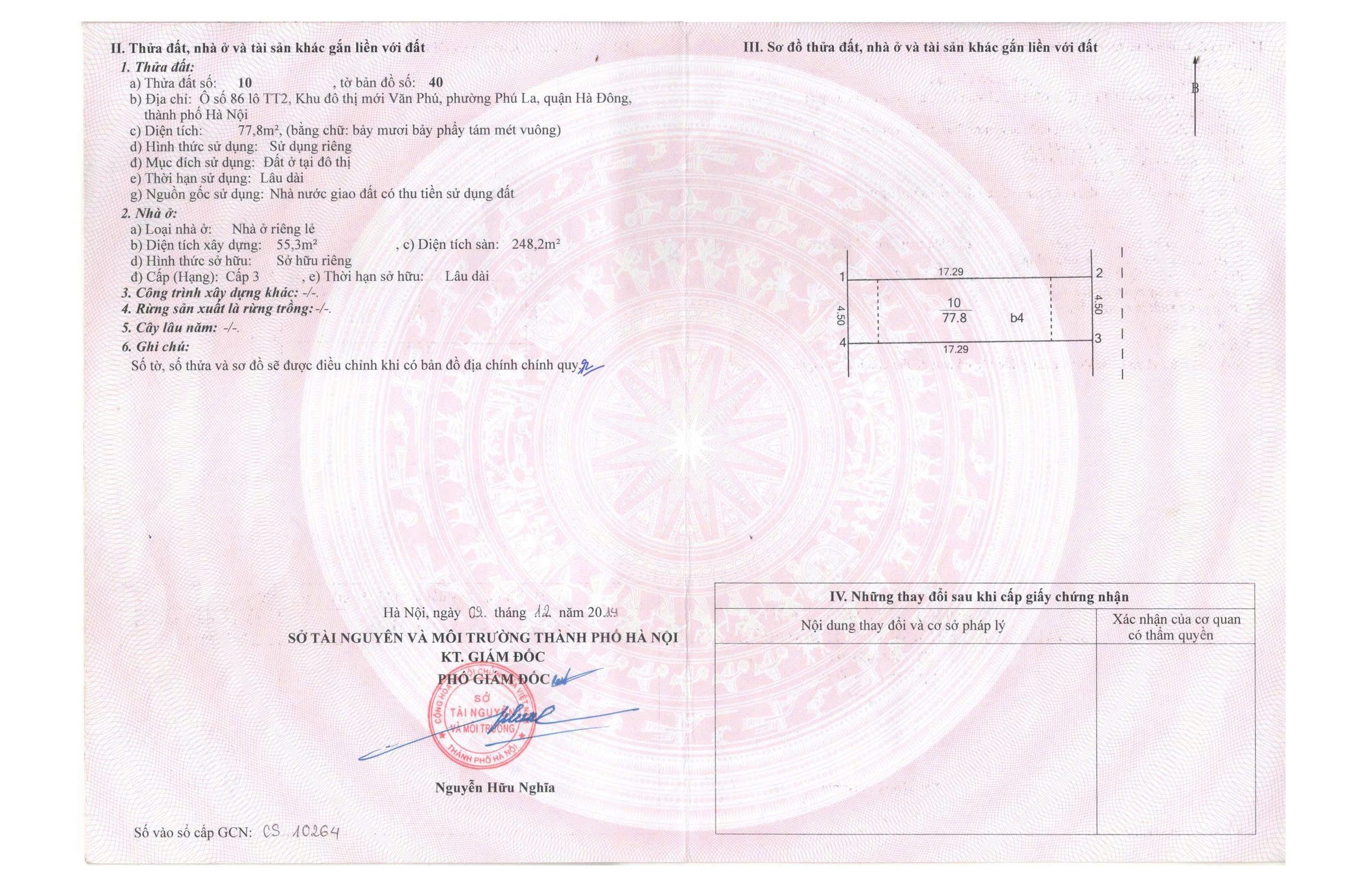 CHÍNH CHỦ bán liền kề TT2 Văn Phú, 19.3 tỷ, 77,8m2. Quận Hà Đông, Hà Nội