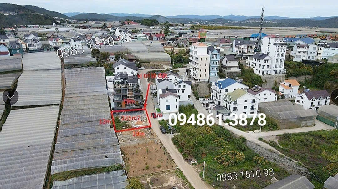 Lô đất xây dựng Vạn Thành 224m- đất ở đô thị- 7 tỷ 8- đường ô tô, cách Hồ Xuân Hương 3km