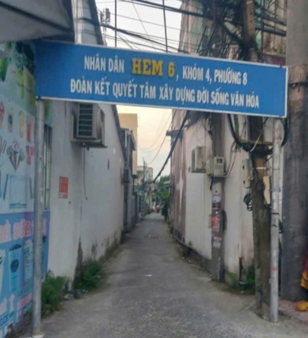 Bán đất 146.7m² ngang 4.6m giá 730 triệu tại hẻm 6 Đường Đinh Tiên Hoàng Phường 8 nay là Phường Tân Hạnh