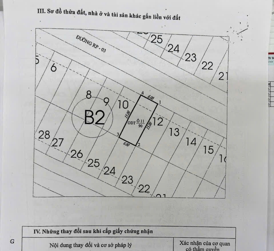 Bán đất 90m² ngang 6m giá 4.3 tỷ Phường Cao Xanh
