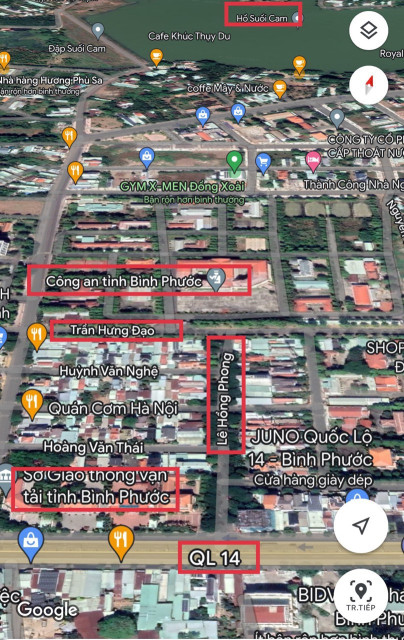 Bán  đất thổ cư 121m² , giá 3.3 tỷ tại đường QL 14, Phường Tân Phú, Thị xã TP.Đồng Xoài, Bình Phước