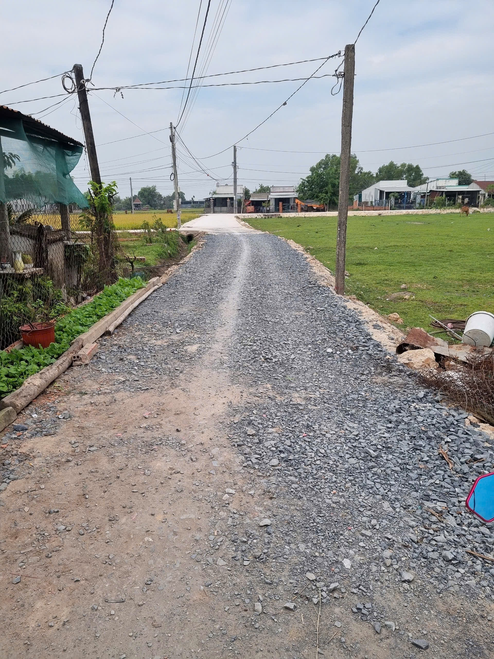 Đất thổ cư - cách QLN2 - 200m! Đường đan thông 8 hướng! Ấp lập thành, xã hoà khánh Tây