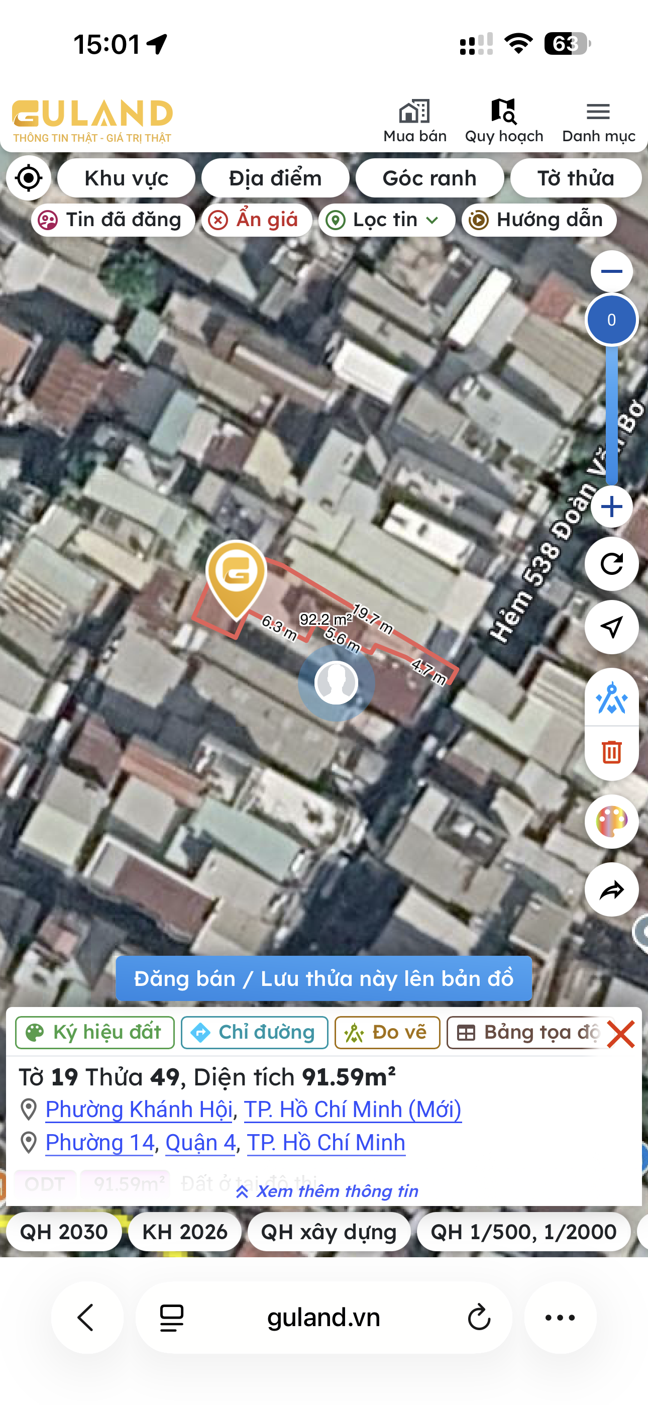 🔥 CHÍNH CHỦ BÁN NHÀ QUẬN 4 – DIỆN TÍCH LỚN HIẾM CÓ GIÁ 8Ty69