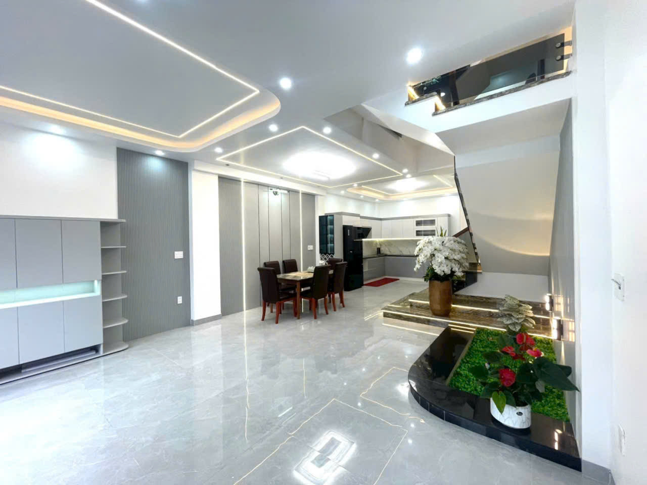 🔥Bán nhà 4 tầng mới tinh đẹp long lanh, đường 6,5m, Quang Đàm, Sở Dầu, tặng nội thất trên hình.