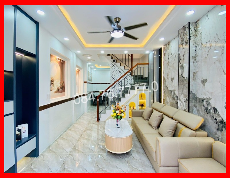 BÁN NHÀ HXH 4 TẦNG, 4PN, 4WC - QUANG TRUNG, GÒ VẤP - 5.7 TỶ - 33M2 - NHÀ MỚI ĐẸP - LIỀN KỀ TIỆN ÍCH