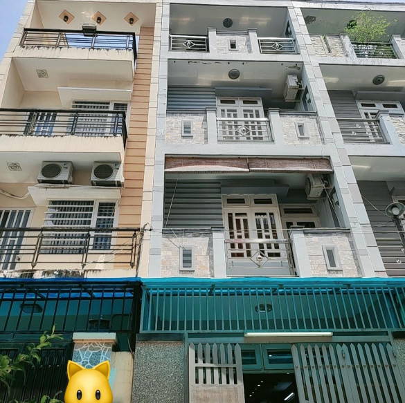 BÁN NHÀ -QUANG TRUNG P8 GÒ VẤP, XE HƠI , DT 56M2 (4.2mX13.5m)-  4TẦNG - 4PN KHÉP KÍN SÂN THƯỢNG TRƯỚC SAU- GIÁ CHÀO 6.5TỶ.