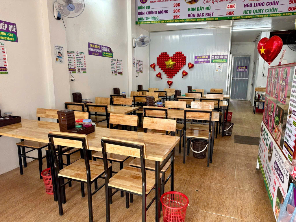 NHƯỢNG LẠI QUÁN BÚN BÒ HUẾ MẶT ĐƯỜNG LÊ TRỌNG TẤN - GẦN THIÊN ĐƯỜNG BẢO SƠN