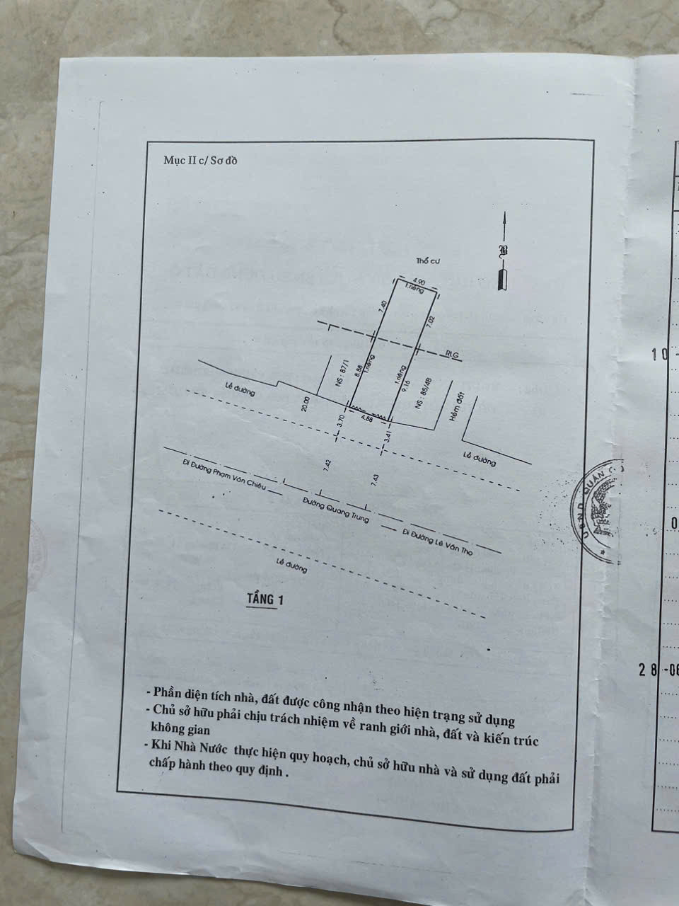Bán Nhà riêng 79m² thổ cư 79m² giá 12.2 tỷ tại Đường Quang Trung Phường Thông Tây Hội TP. Hồ Chí Minh