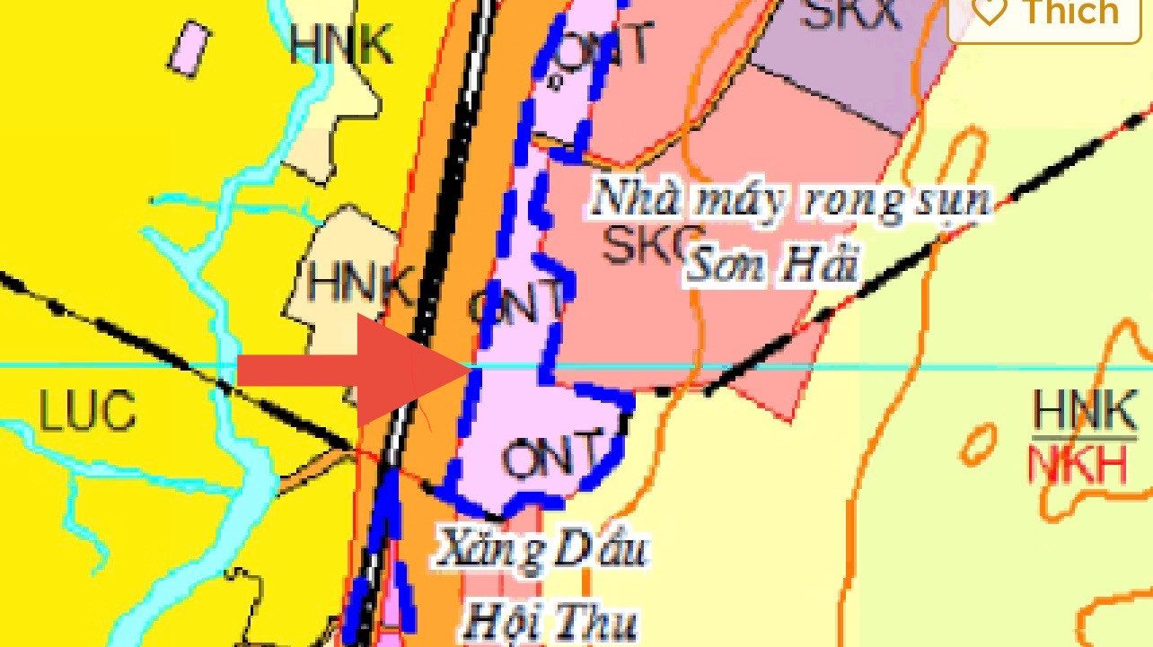 Bán đất ngộp mặt tiền QL1A - 6400m² ngang 82m..  Xã Công Hải Thuận Bắc Ninh Thuận